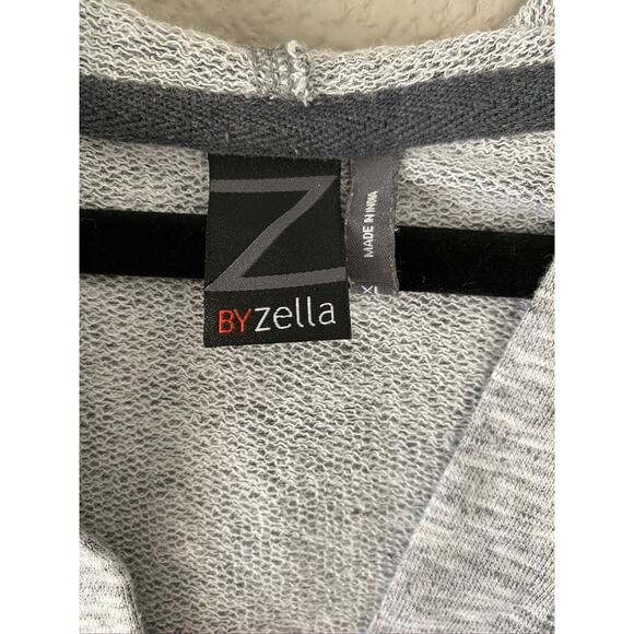 Z by Zella Prism Drape Front Snap Closure Hooded Athleisure Womens Cardigan XL - Picture 5 of 10